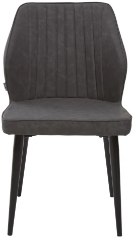 Стул SEATTLE RU-08 антрацит экокожа / черный каркас М-City