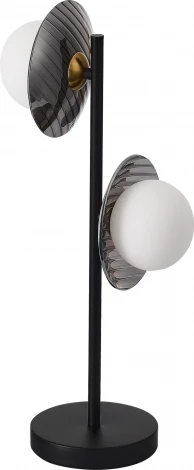 Настольная лампа ST Luce Noon SL1521.404.02 Черный/Дымчатый, Белый G9 2*5W 4000K (220V)