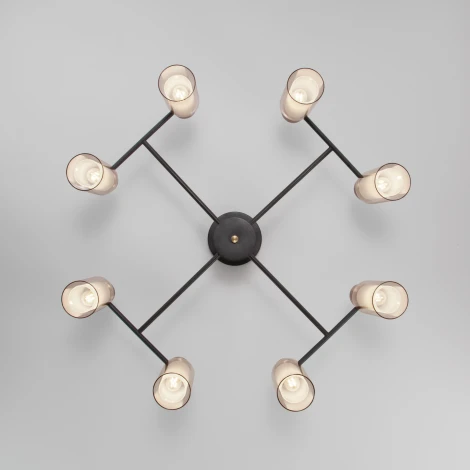 Потолочная люстра на штанге Eurosvet Amado 70115/8 черный (220V)