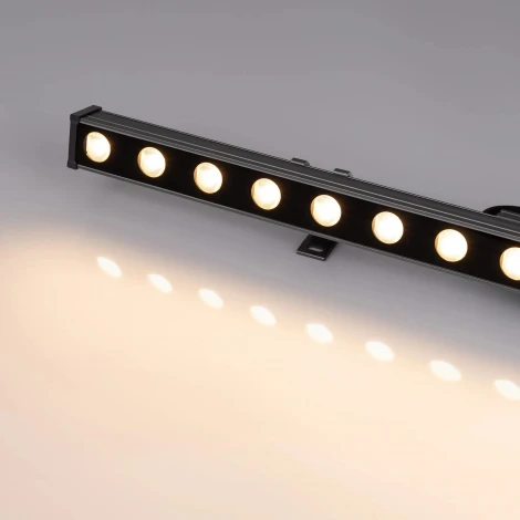 Линейный прожектор LED AR-LINE-760-18W Warm3000 (GR, 15x60 deg, 230V) (Arlight, IP65 Металл) 045371