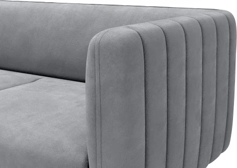 РИО Диван прямой светло-серый D1 furniture арт.AAA41676001