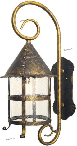 Уличный настенный светильник, 1 плафон