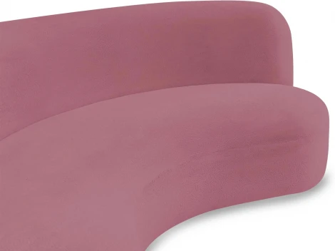 Диван Patti 2400 ОГОГО (арт.853239), (Мех/Розовый)