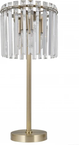 Интерьерная настольная лампа с выключателем Moderli Levi V10762-3T (220V, хрусталь K9)