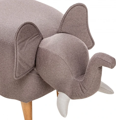 Пуф Leset Slon COMBI (Фанера,Брус/Рогожка) Leset арт.2500000043536