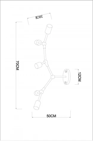 Потолочная люстра Arte Lamp Flex A6206PL-5CC (220V)