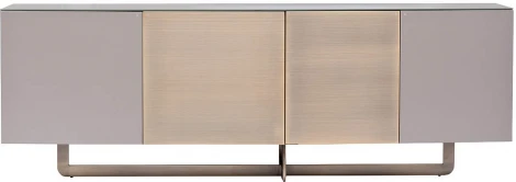 Комод Garda Decor 58DB-CH14803 (Бронза/Серый)