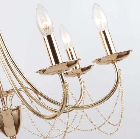 Подвесная люстра F-Promo Plini 2591-7P (220V, на цепи, свеча)