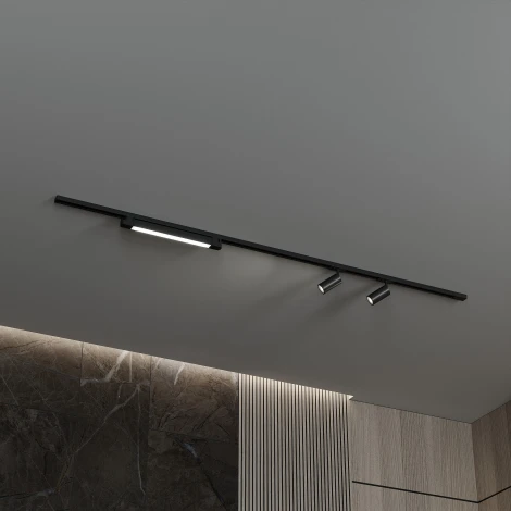 Трековая система в сборе однофазная накладная 220V 50W Hesby Lighting Skylite HSBL_kompl_S005_NI2B3K