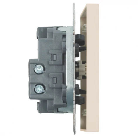 Выключатель одноклавишный (кашемир, soft touch) Stekker Эмили 49891