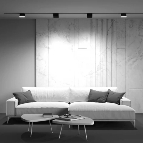 Трековый линейный светильник 48V Basis Gravity 4000K 10Вт 120° LED (магнитный) Maytoni Technical TR075-2-10W4K-B