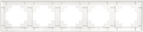 Рамка на 5 постов (белый) Stekker Катрин 39796