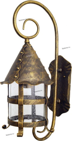 Уличный настенный светильник, 1 плафон