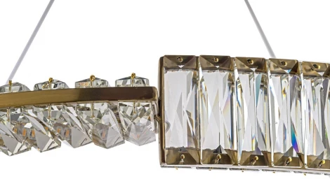 Подвесной светильник Arti Lampadari Carini L 1.5.80.100 G (LED, 220V, на тросе, кольцо)