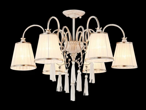 Подвесная люстра Crystal Lux OFELIA SP-PL6 WHITE
