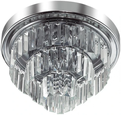 Потолочная люстра Lumion Zaha 8266/4C хром/хрусталь металл/прозрачный Е14 4*40W 220V (круглые)