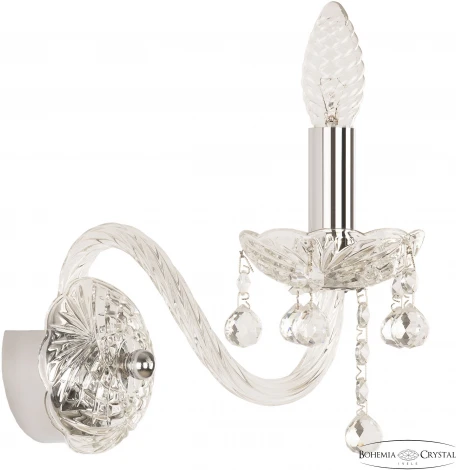 Бра Bohemia 108 108B/1/165 Ni (220V, подвески, подсвечник, свеча)