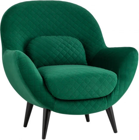 Кресло Карл велюр тёмно-зелёный Stool Group Карл УТ000036312