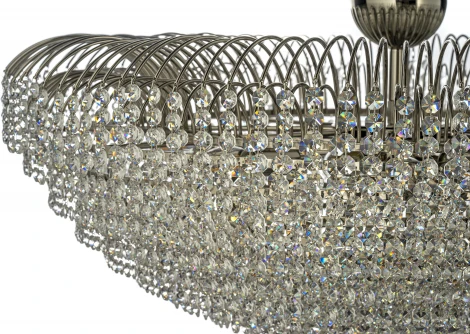 Подвесная люстра Arti Lampadari Salentino E 1.5.80.100 N (220V, хрусталь, на цепи)