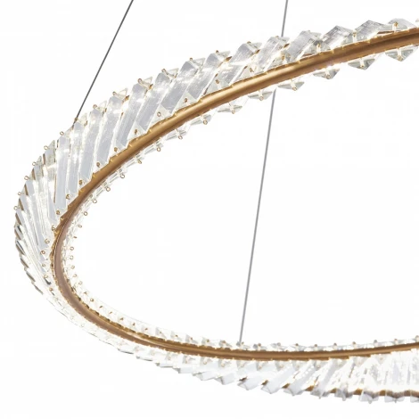 Подвесной светильник Arte Milano Venezia 318033/D600 BS (регулировка яркости, LED, 220V, хрусталь, пульт управления, на тросе, круглые)