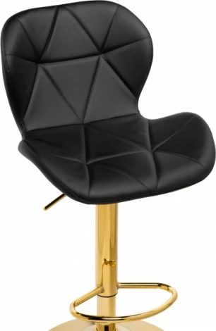Барный стул Woodville Trio black / gold