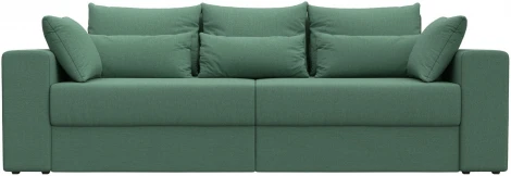 Диван прямой Майами (Зеленый/Рогожка) Лига Диванов арт.121156