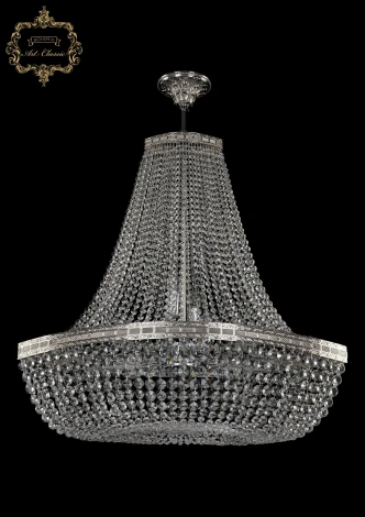 Потолочная люстра на штанге Art Classic 21.11 21.113.H2.80SP.Ni