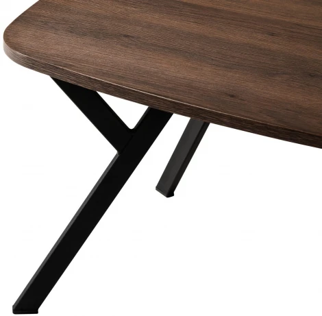 Стол журнальный R-Home Flora Q Гладстоун Табак