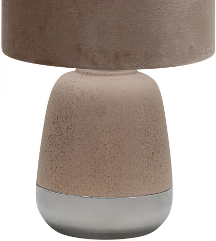 Настольная лампа Escada Hestia 10200/L Beige 1х40Вт Е27, металл/ткань, бежевый (220V, круглые)