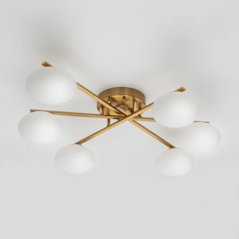 Потолочная люстра RGB на штанге Citilux Atman Smart CL226A163 (LED, 220V, голосовое управление, пульт управления, управление смартфоном, умный дом - Алиса, Маруся, Салют)