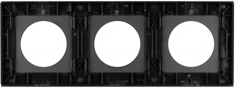 Рамка стеклянная FRM-GLARE-GC-3-BK (Arlight) 043839