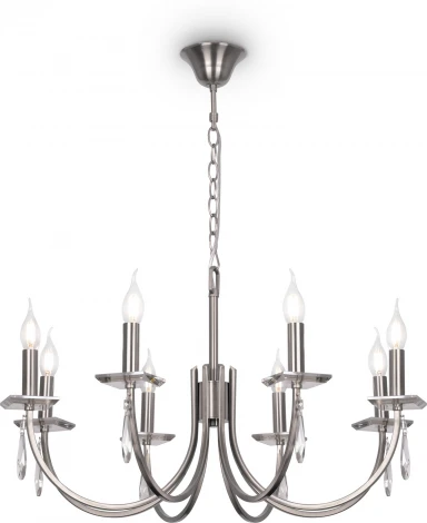 Подвесная люстра Freya Forte FR1006PL-08N (220V, на цепи, свеча)