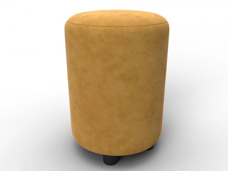 Пуф 001 (ДСП,Фанера/Пластик/Велюр/Желтый) Лига Диванов 132485
