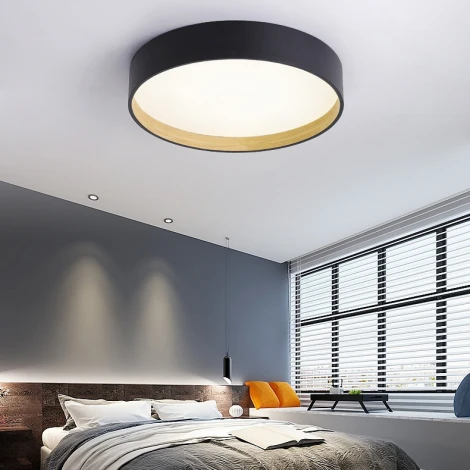 Потолочный светильник круглый Netty D40 Black By ImperiumLoft Netty01 (LED, 220V, круглые)