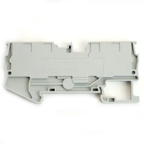 Зажим пружинный 4-х проводной проходной Stekker 49246