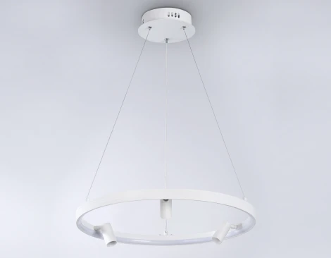 Подвесной светильник Ambrella COMFORT FL5281 (регулировка яркости, LED, 220V, пульт управления, на тросе, кольцо)