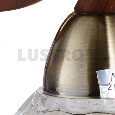 Бра N-Light 412 412-01-51ABW antique brass + walnut