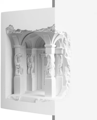 Гипсовый встраиваемый светильник под покраску Loft It Antique 10355B (220V)