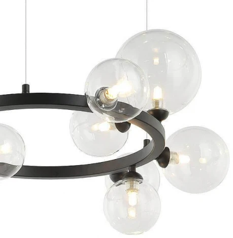 Подвесная люстра Lumien Hall Lovrenc LH4125/11P-BK-CL