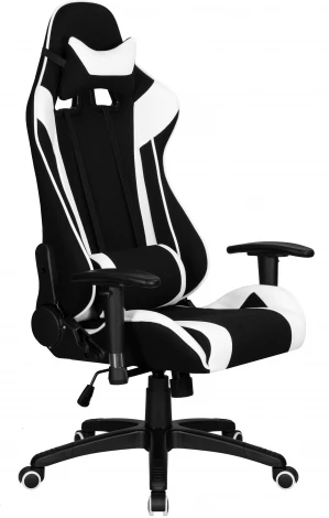 Кресло игровое DOBRIN DALLAS (черно-белый)