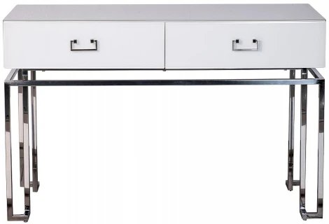 Консольный стол Garda Decor KFG070-NI (Хром/Белый)
