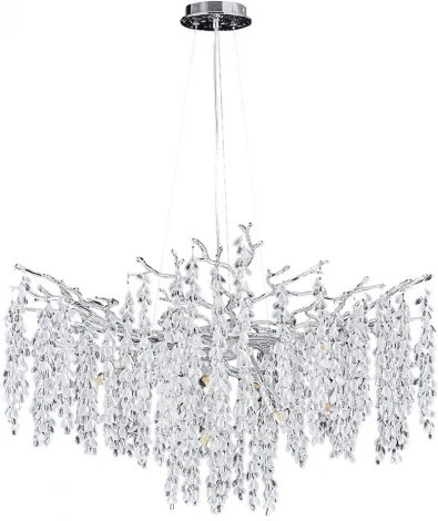 Подвесная люстра Divinare Salice 3135/26 SP-10 (220V, на тросе, лепестки, ветки)