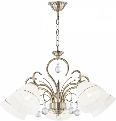 Подвесная люстра Arte Milano Amalfi-8656 339656/5 AB (220V, подвески, на цепи)
