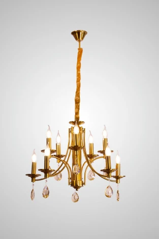 Подвесная люстра AM Group AM376 AM376 SP5+5 (220V, на цепи, подсвечник, свеча)