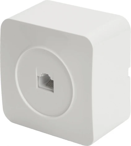 Розетка Ethernet RJ-45 (белый) Stekker София 49300