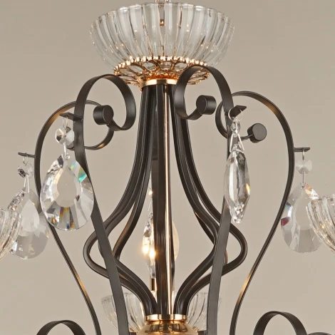 Подвесная люстра Reluce 04456-0.4-05 (220V, подвески, на цепи, подсвечник, свеча)