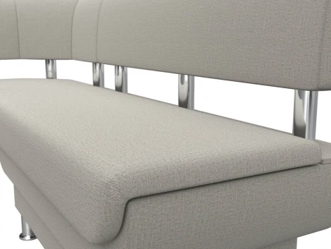 Диван кухонный угловой Альфа левый угол Лига Диванов (Рогожка) арт.123963L