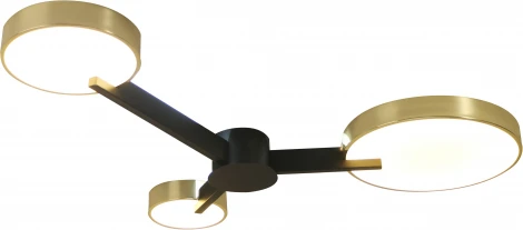 Люстра потолочная светодиодная Expert 10209/3 LED*68W Gold/Black