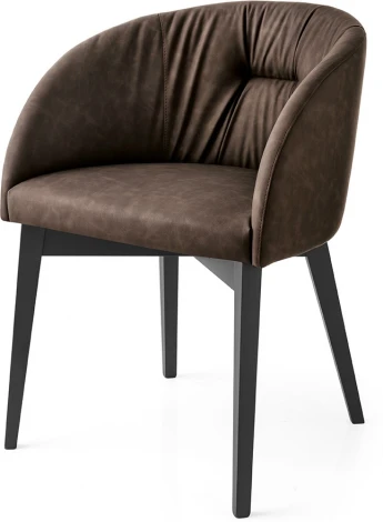 Стул ROSIE SOFT CB/1910, BCH P132 GRAPHITE/ VENICE S0G SOIL BROWN, M-City