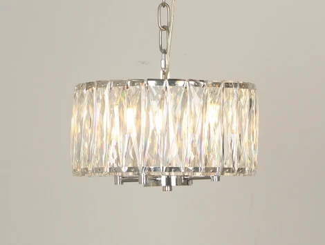 Подвесная люстра хрустальная Newport 10120 10124/C (220V, на цепи, круглые)